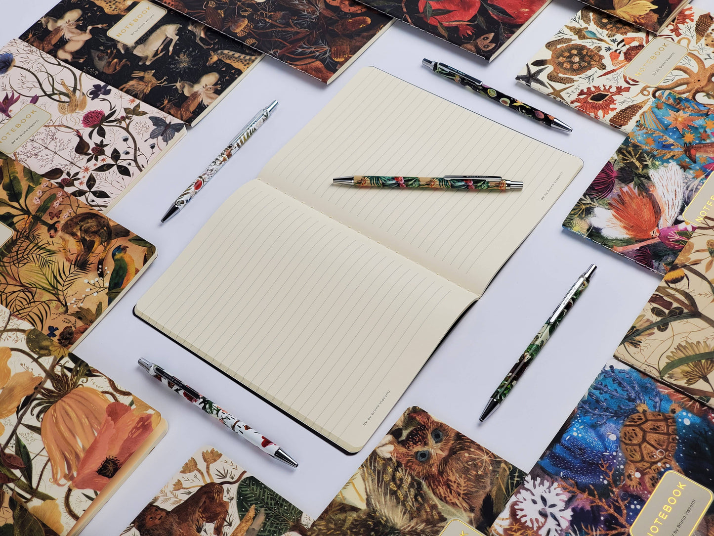 Coral by BV by Bruno Visconti - A5 Notebook
