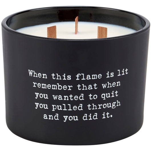You Did It Poetry Candle – Box Sign Style Collection