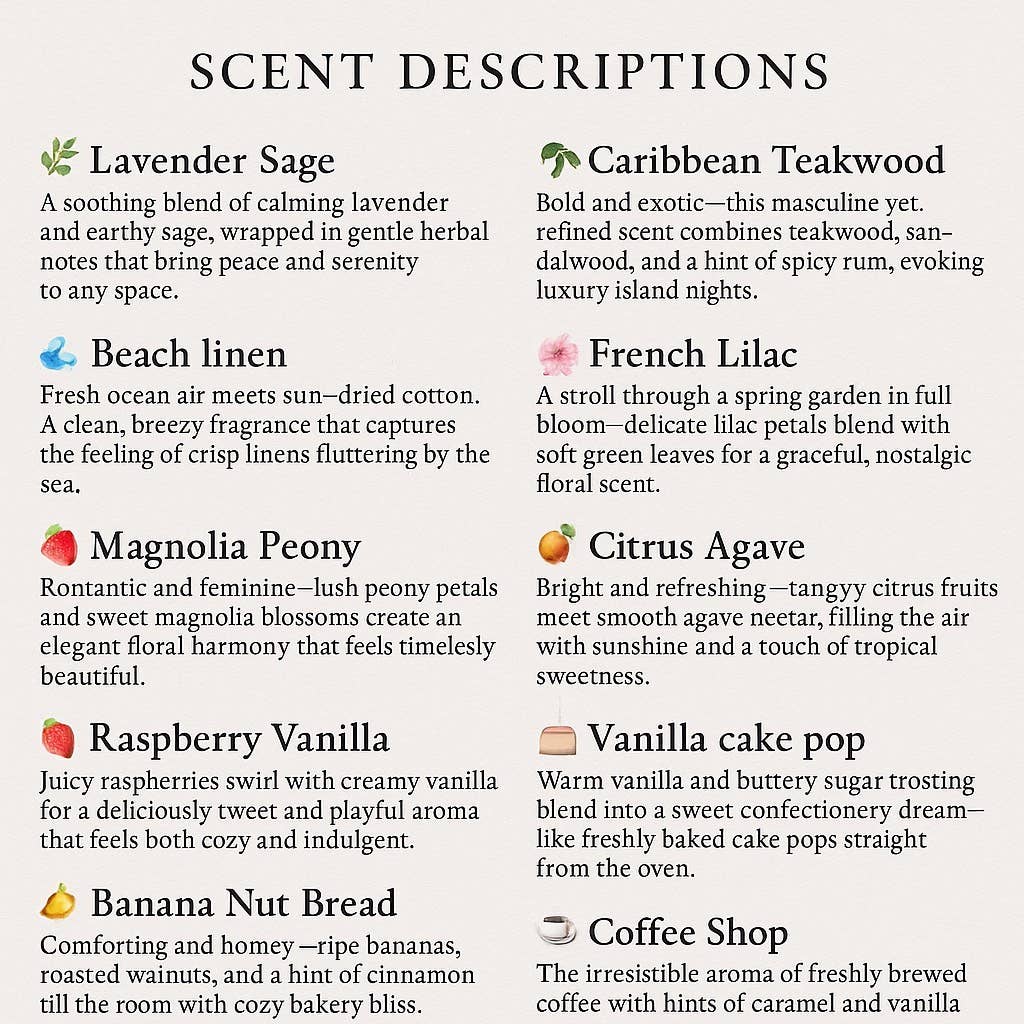 Wood Wick Candle – 4 oz by Akivodu Candles - Various Scents
