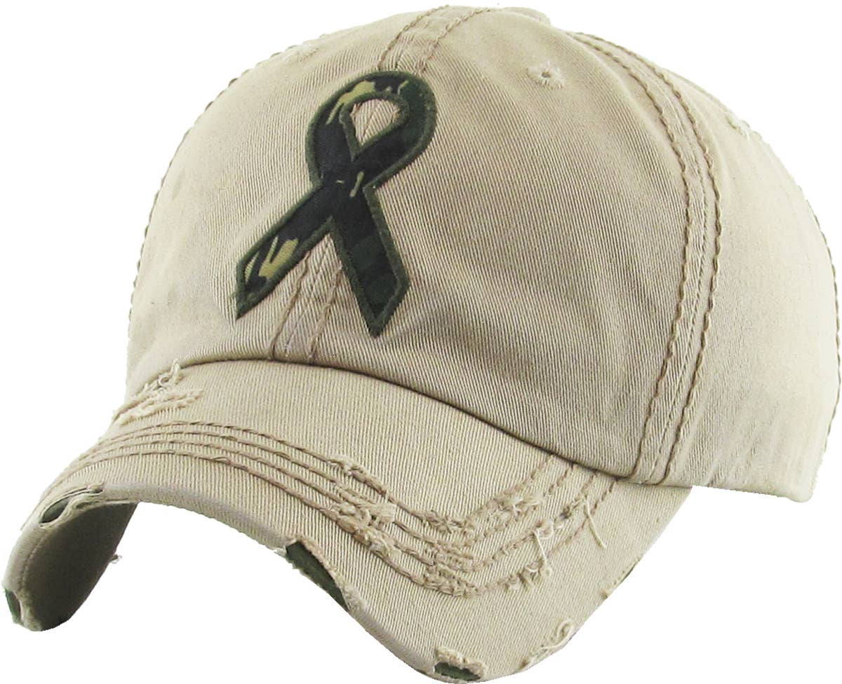 Camo Ribbon Vintage Ballcap