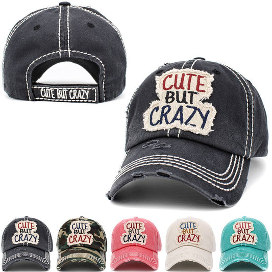 Cute But Crazy Vintage Ballcap