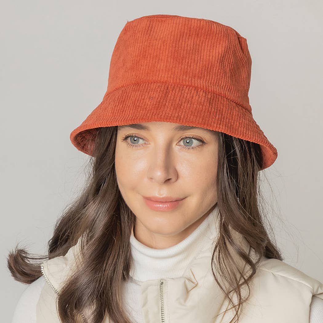 Corduroy Bucket Hat