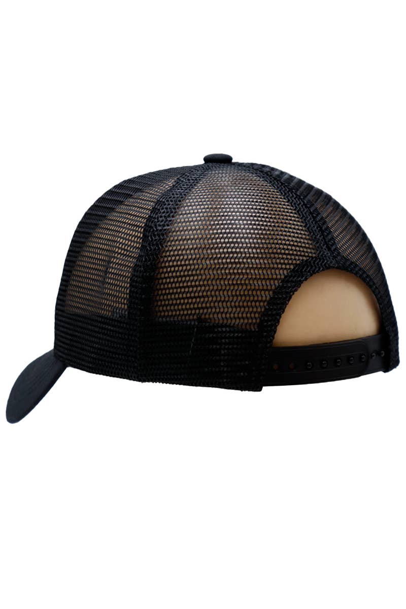 Solid American Flag Ripstop Trucker Hat by Cap Zone