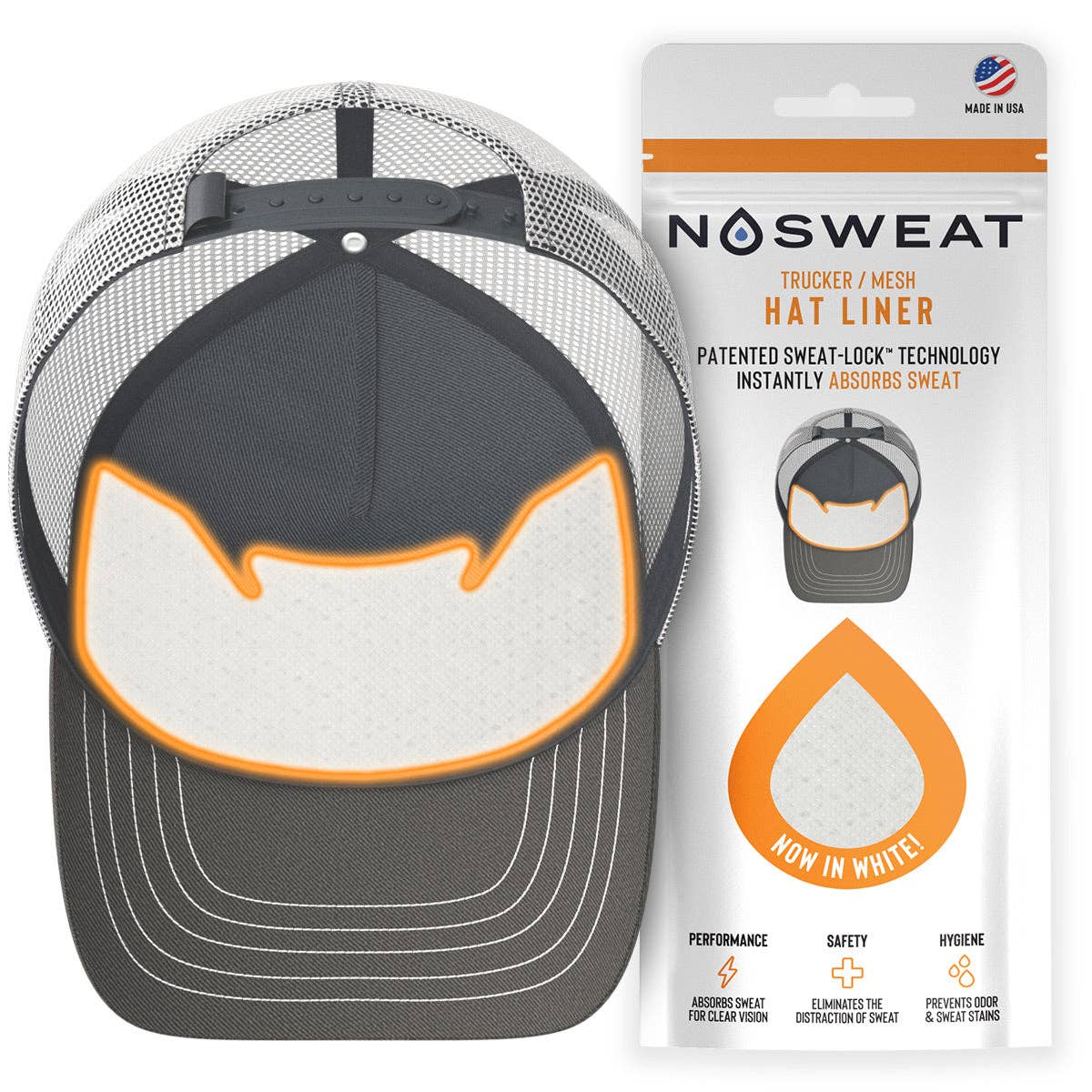NoSweat - Trucker / Mesh Hat Liners