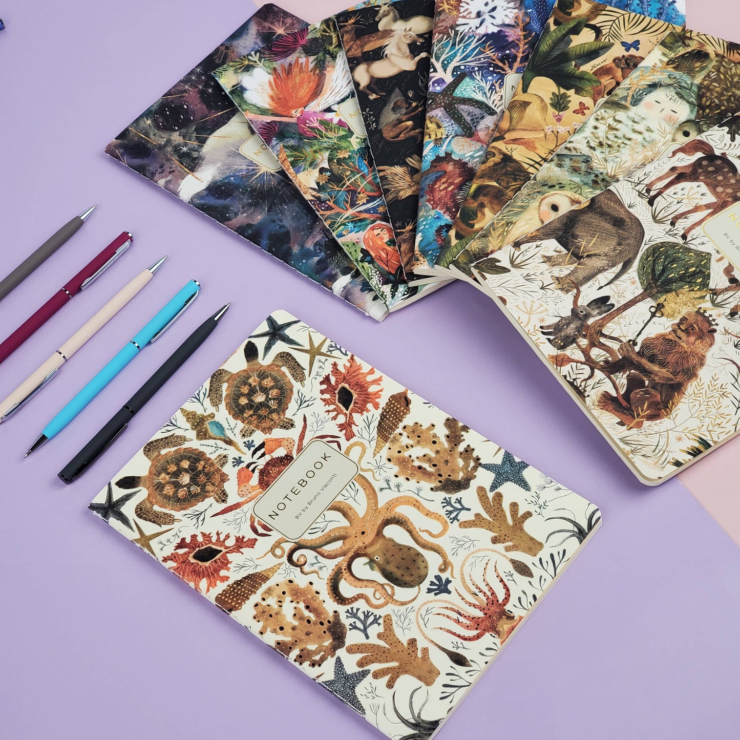 Medieval Fantasy by BV by Bruno Visconti - A5 Notebook