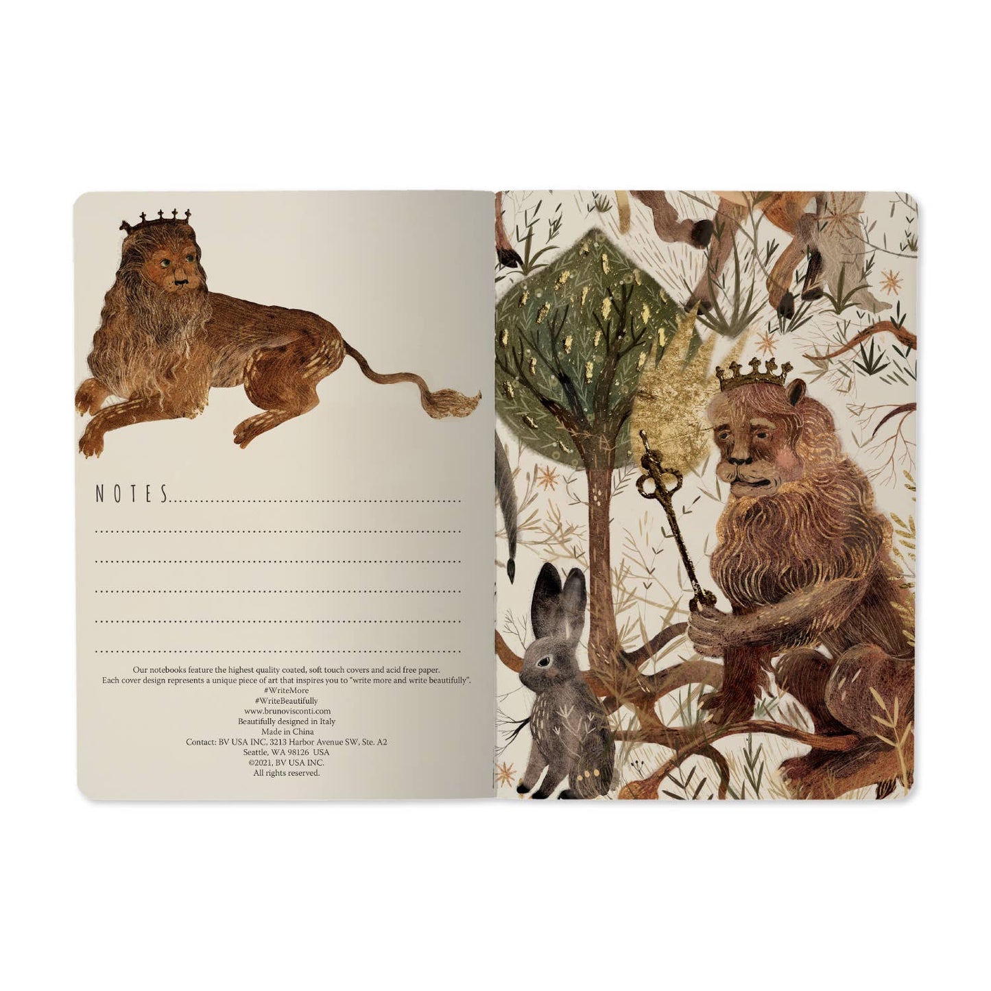 Medieval Fantasy by BV by Bruno Visconti - A5 Notebook