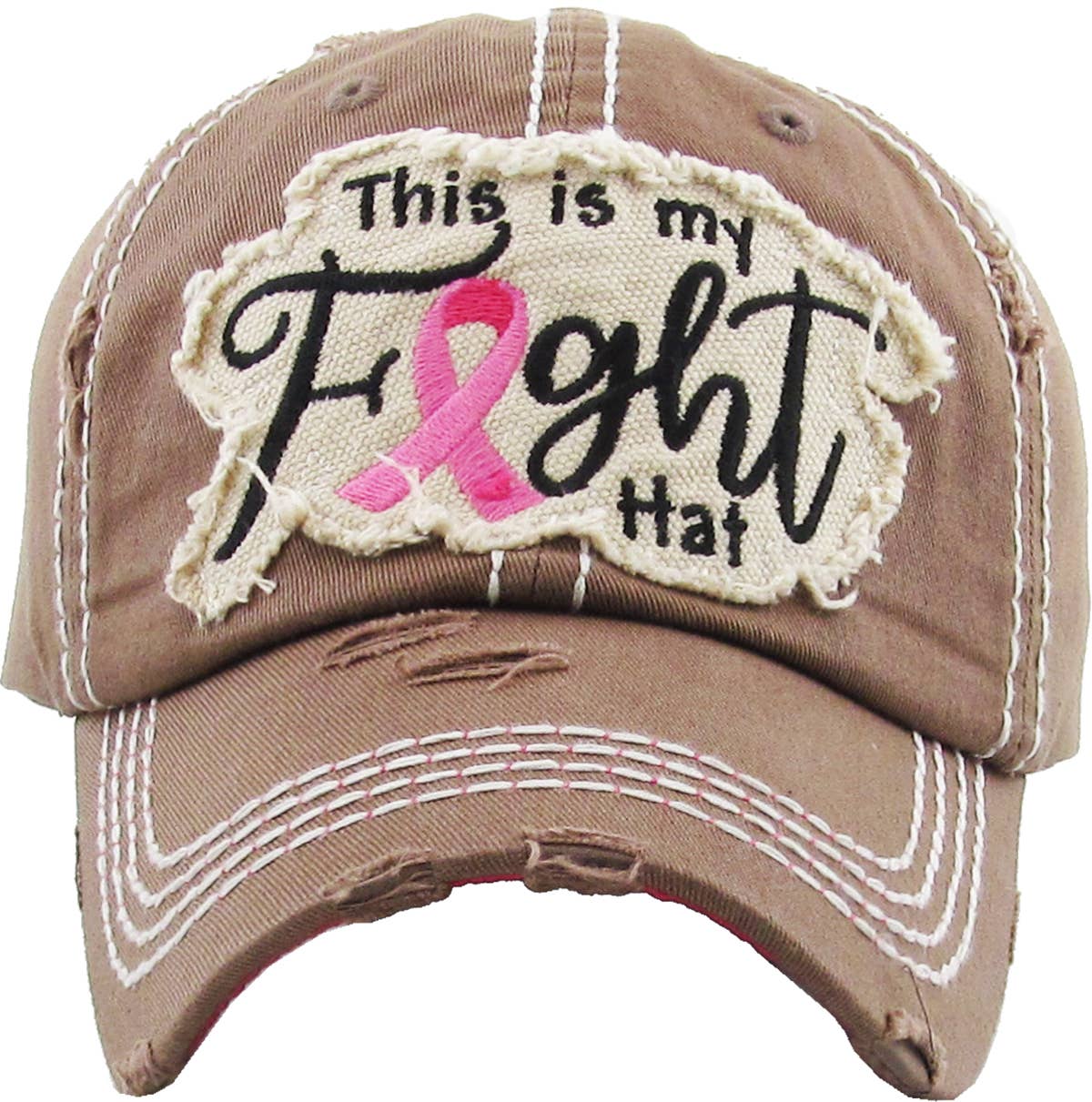 This Is My Fight Hat Vintage Washed Ballcap