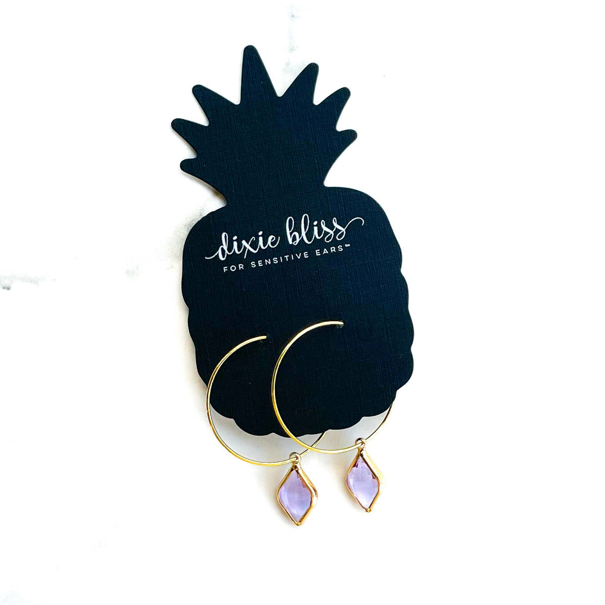 Fanciful Hoops in Alpine Violet- Dixie Bliss