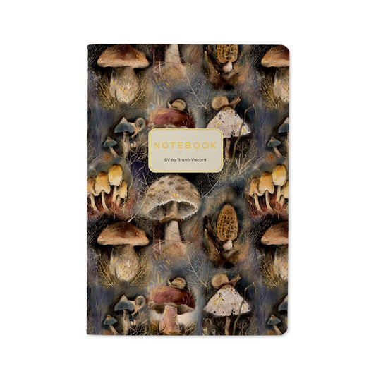 Mushroom Dream by BV by Bruno Visconti - A5 Notebook
