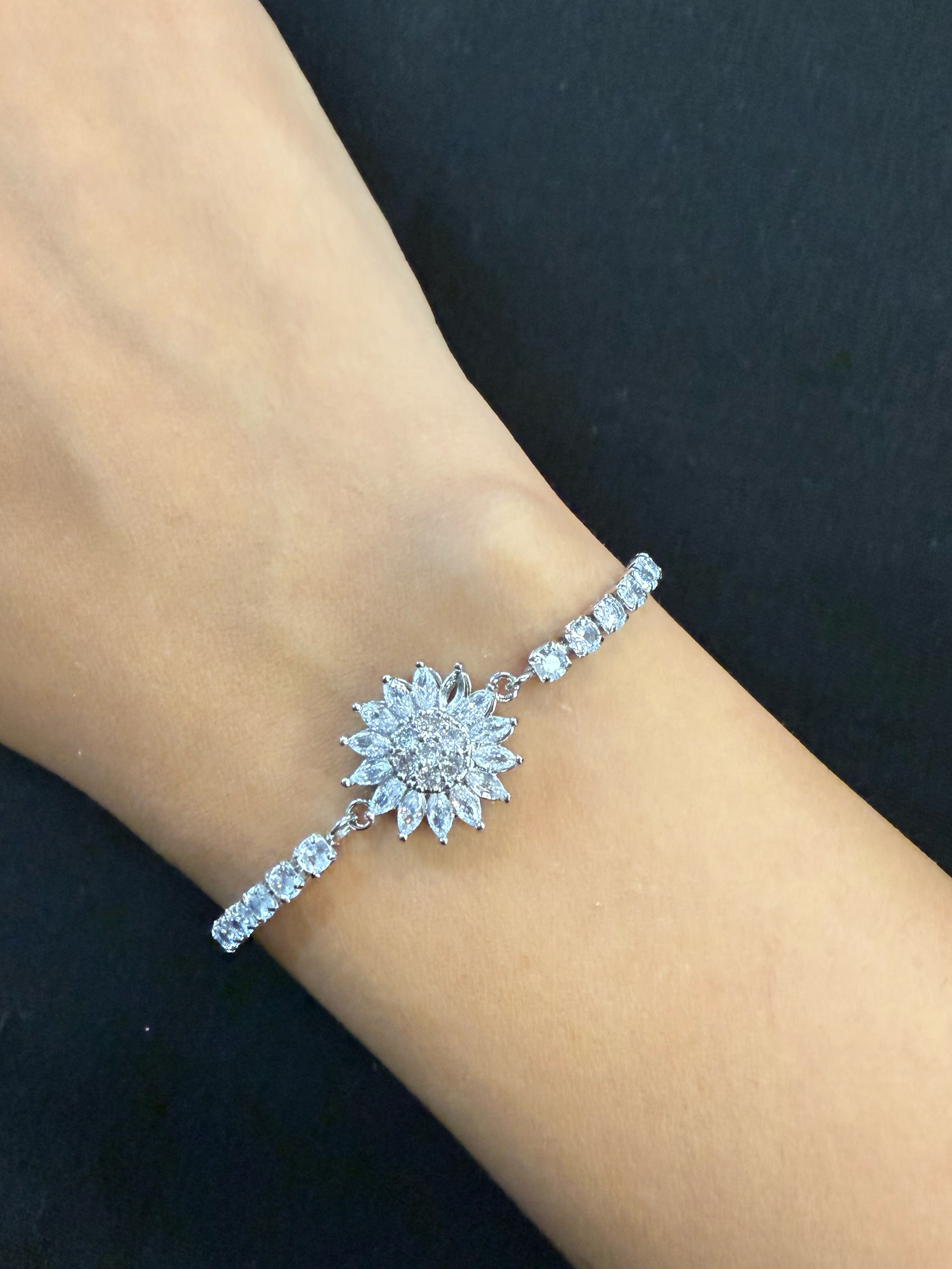 Sunburst Spinner Bracelet – Gold & Silver (Anxiety/Fidget)