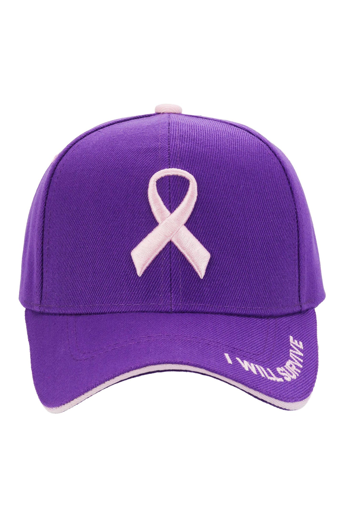 Breast Cancer Awareness Ribbon Baseball Cap by Cap Zone