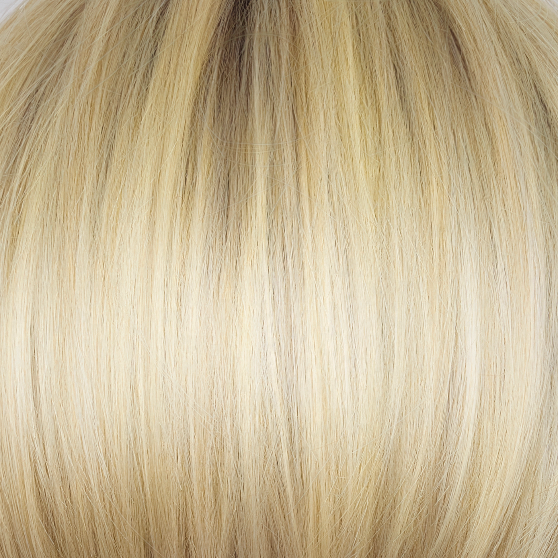NM Light Ash Blond-R - This stunning cream ash blonde features natural-looking ash brown and white-grey roots that blend seamlessly into a variety of ash blonde tones. Woven with ash pearl blonde, creamy ivory, and pale creams, this fashion-forward shade delivers a sophisticated, multi-tonal finish for an elegant ash blonde look.