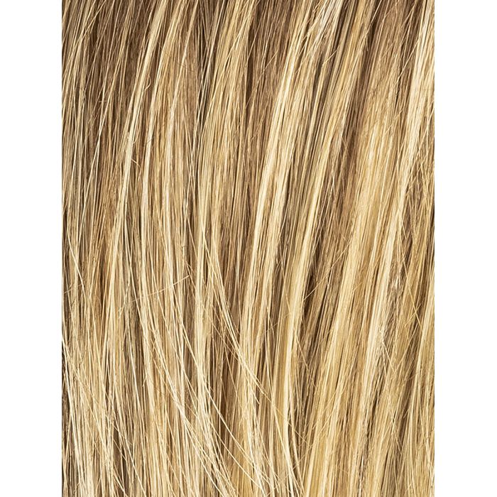 LIGHT BERNSTEIN ROOTED 12.19.27 | Light Auburn, Light Honey Blonde, and Light Reddish Brown Blend and Dark Roots