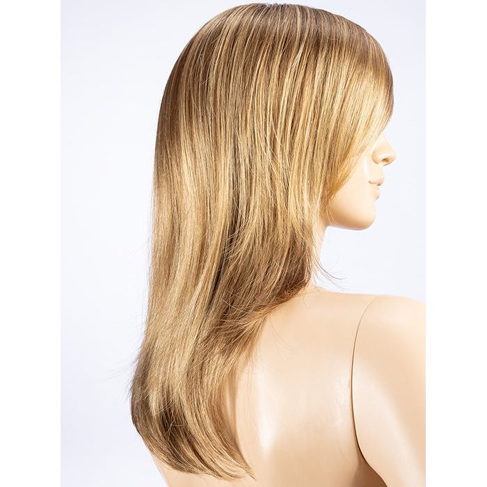 LIGHT BERNSTEIN ROOTED 12.19.27 | Light Auburn, Light Honey Blonde, and Light Reddish Brown Blend and Dark Roots