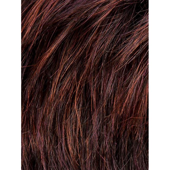 AUBERGINE MIX 133.131 | Darkest Brown with hints of Plum at base and Bright Cherry Red and Dark Burgundy Highlights