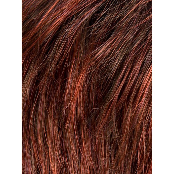 HOT FLAME ROOTED 132.133.6 | Bright Cherry Red and Dark Burgundy Mix with Dark Roots