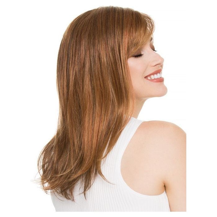 CARRIE by ELLEN WILLE in SAFRAN RED ROOTED 130.29.33 | Dark Copper Red, Copper Red, and Light Copper Red Blend with Dark Auburn Roots