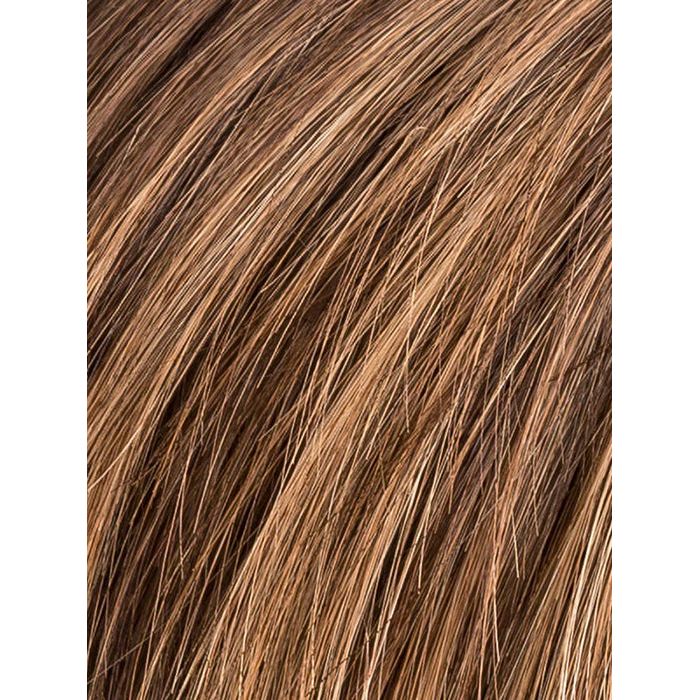 MOCCA ROOTED 830.27.12 | Medium/Lightest Brown blended with Light Auburn and Dark Strawberry Blonde and Shaded Roots