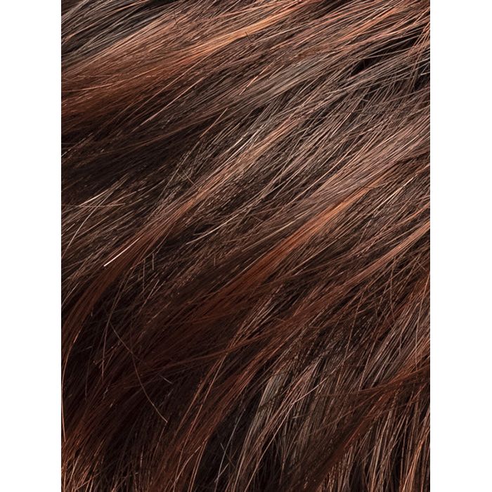 HOT CHILI ROOTED 130.33.4 | Darkest Brown and Dark Auburn blend with Dark Copper Brown and Shaded Roots