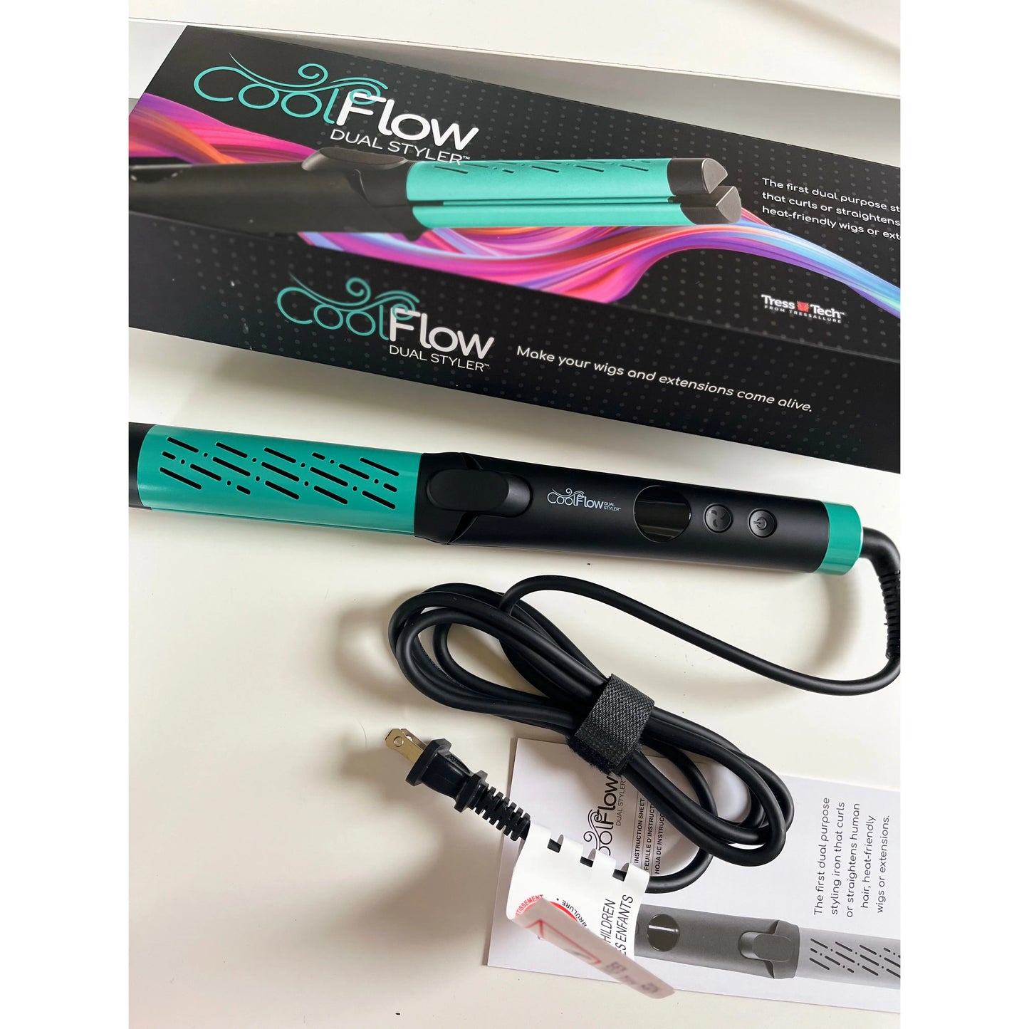 TressTech CoolFlow Dual Styler by TressAllure NEW!!