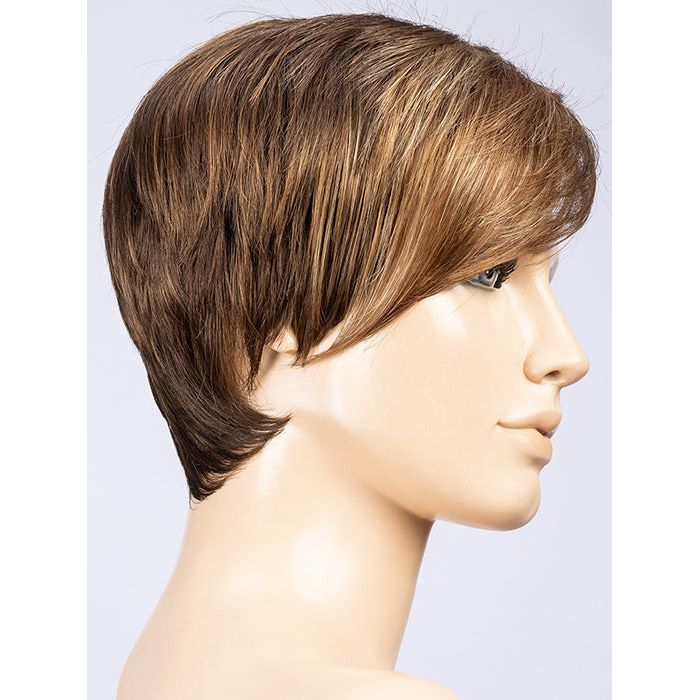 MOCCA LIGHTED 830.20.27 | Light Brown base with Light Caramel Highlights on the Top only, Darker at the Nape