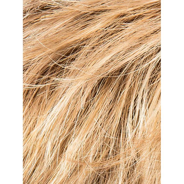 CARAMEL ROOTED 26.19.22 | Medium Golden Blonde, Light Strawberry Blonde, and Lightest Ash Blonde Blend with Dark Roots