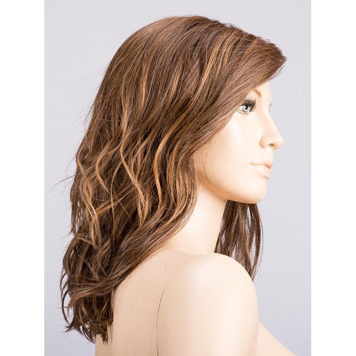 CHOCOLATE ROOTED 830.27.6 | Medium to Dark Brown base with Light Reddish Brown Highlights and Dark Roots