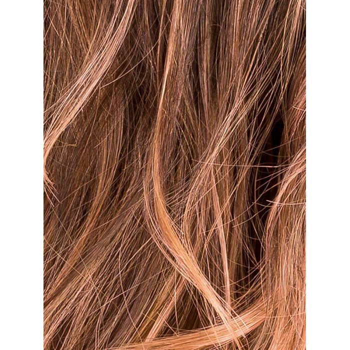 ROSEWOOD ROOTED | Medium Dark Brown Roots that Melt into a Mixture of Saddle Brown and Terra-Cotta Tones with Dark Roots