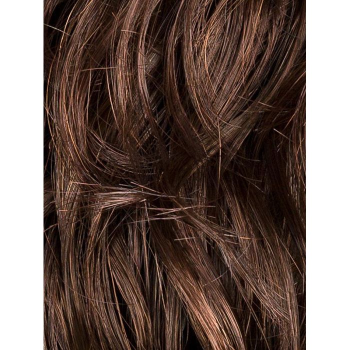 DARK CHOCOLATE ROOTED 4.33 | Darkest Brown and Dark Auburn blend with Dark Shaded Roots